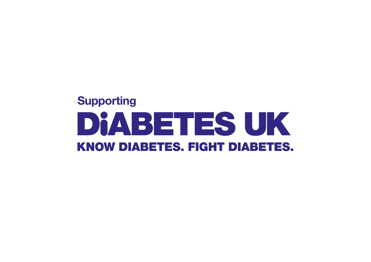 Diabetes UK supporting logo